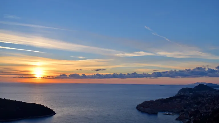 SUNSET DUBROVNIK VIEW